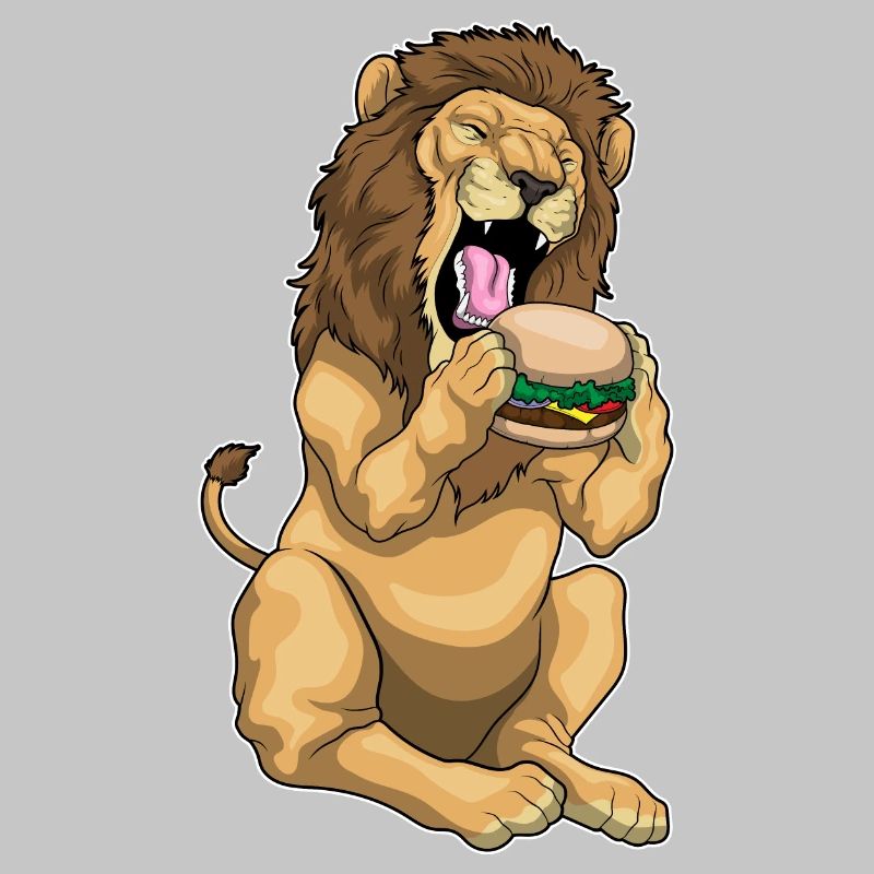 Lion Cheeseburger