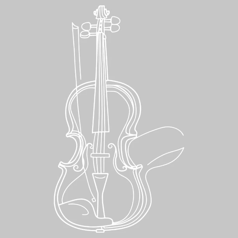 Violin Lineart