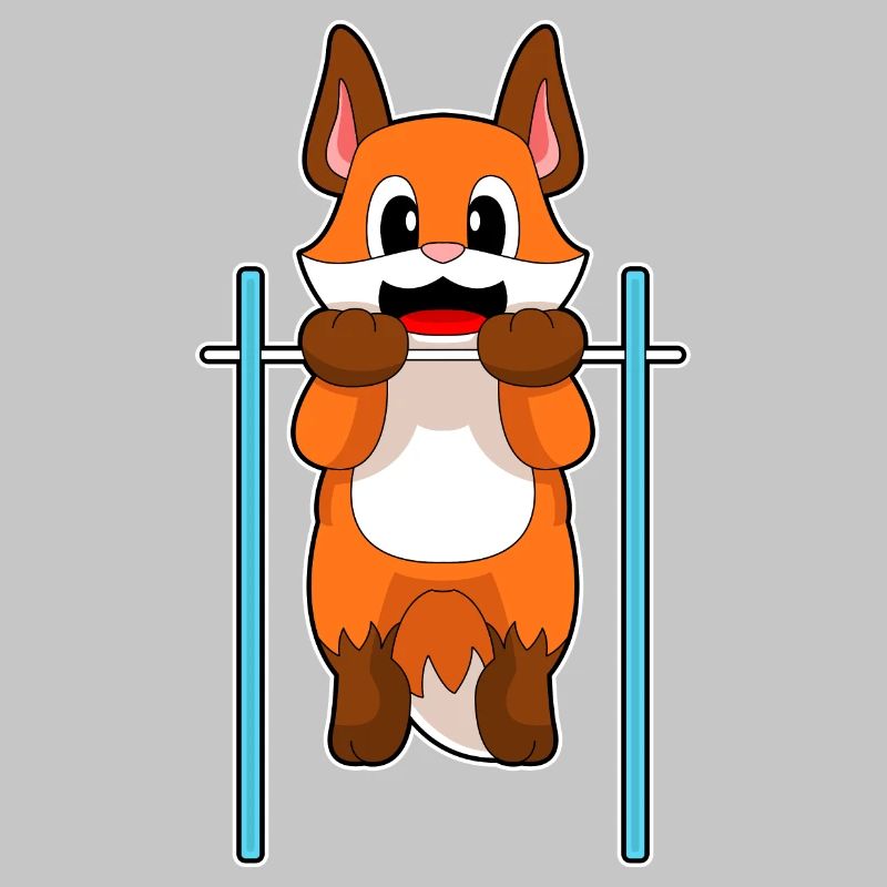 Fox Bodybuilder Tractions Musculation
