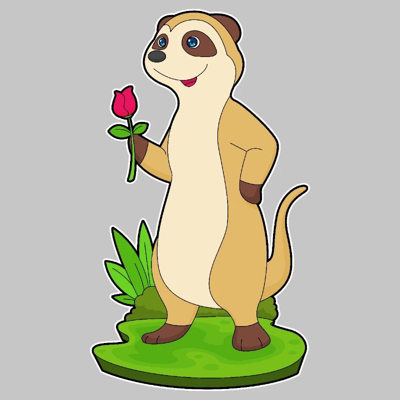 Erdmännchen Rose 