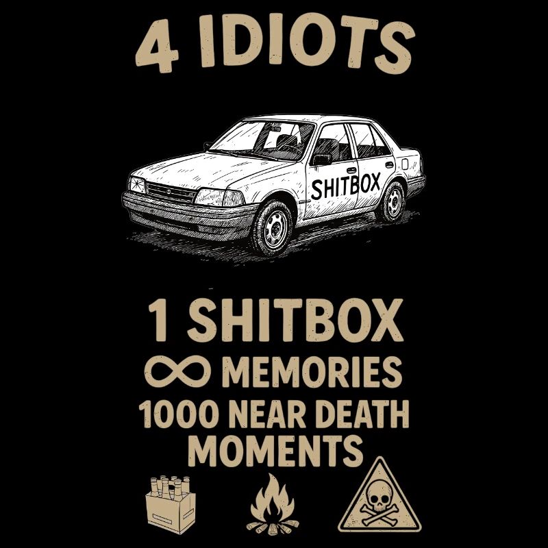 4 idiots 1voiture