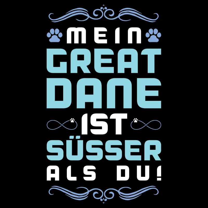 great dane hund spruch