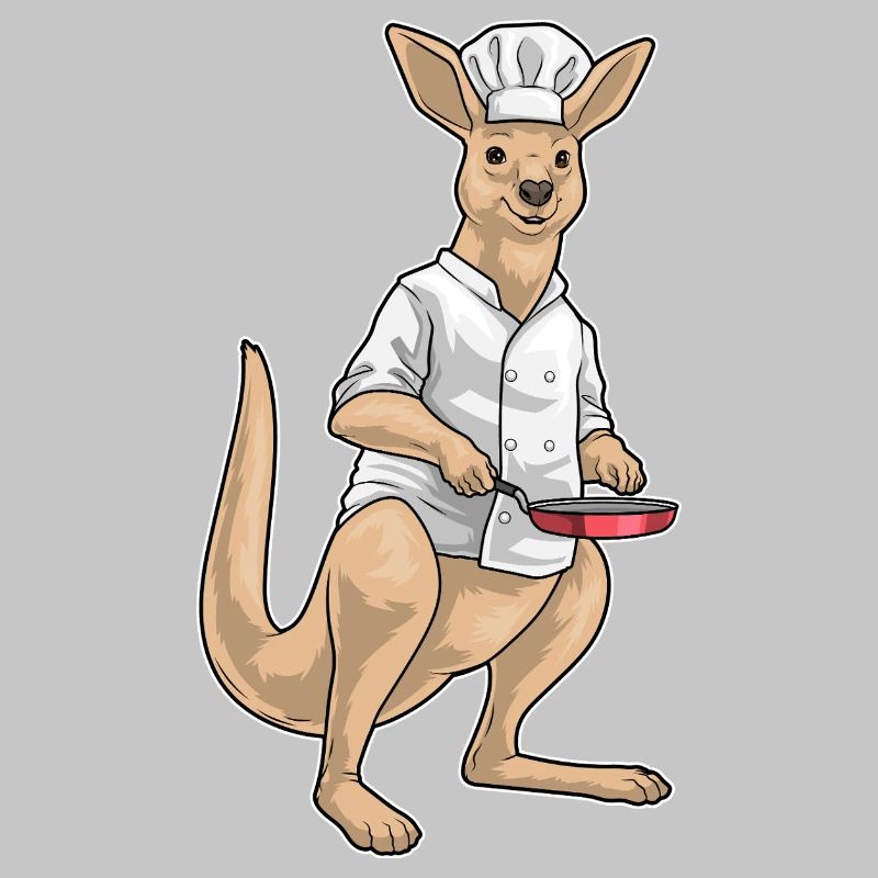 Cuisson de la poêle Kangourou