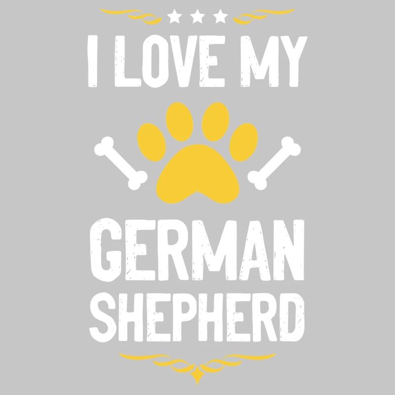 Ich liebe meinen Deutschen Schäferhund