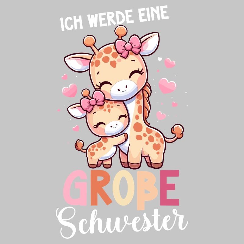 I'm going to be a big sister giraffe