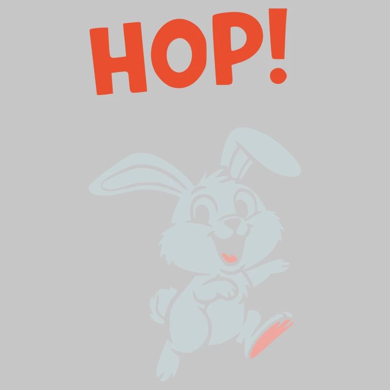 HOP! Hase Springen Comic Action Vektor