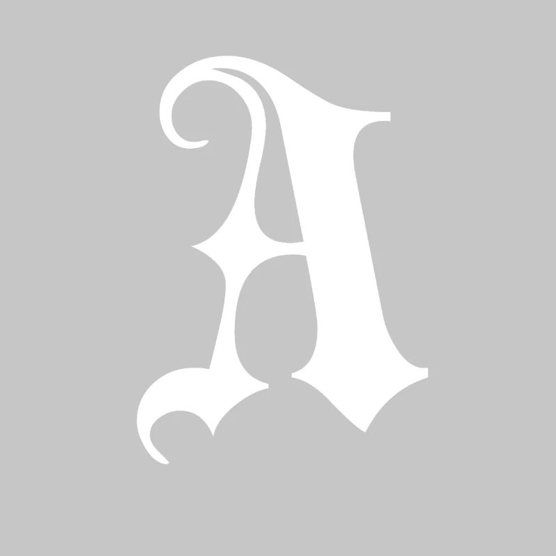 Monogramme gothique Une écriture