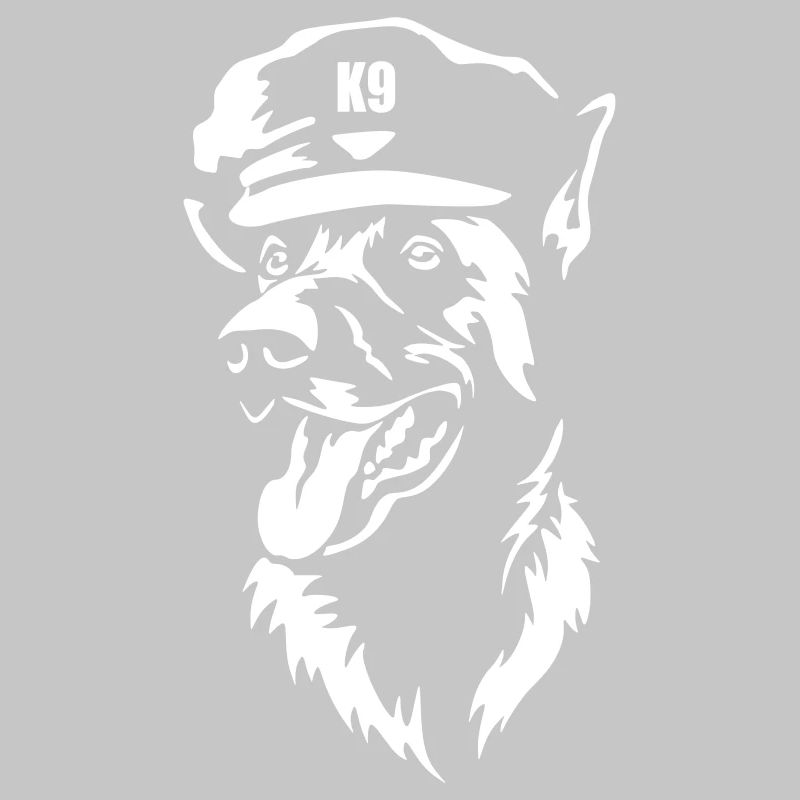 Malinois Head « Édition Noire »