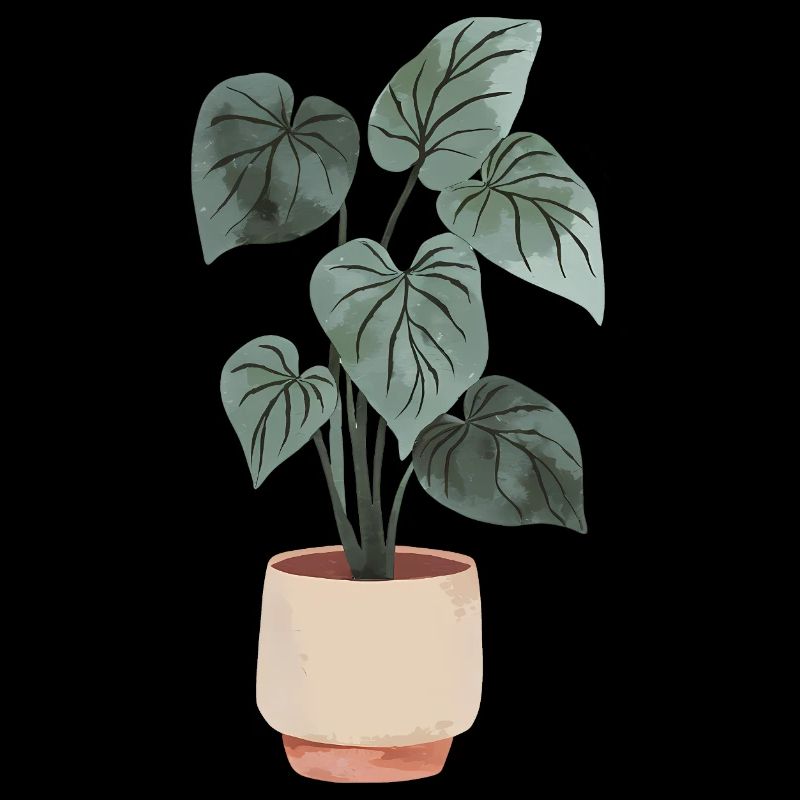 Pot de fleurs minimaliste