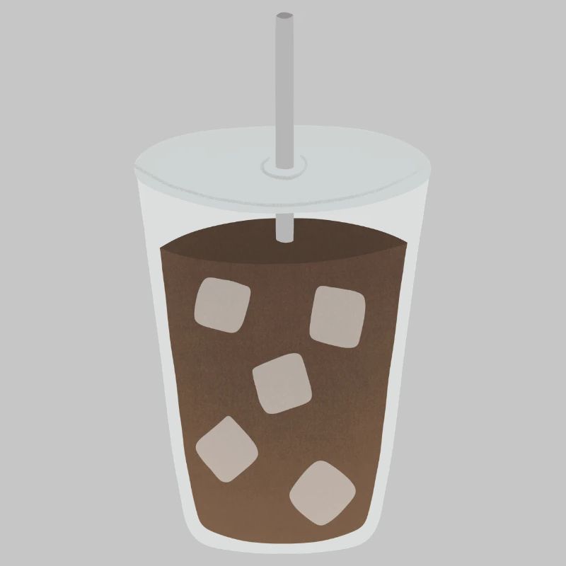 Iced Coffee Cube Pattern