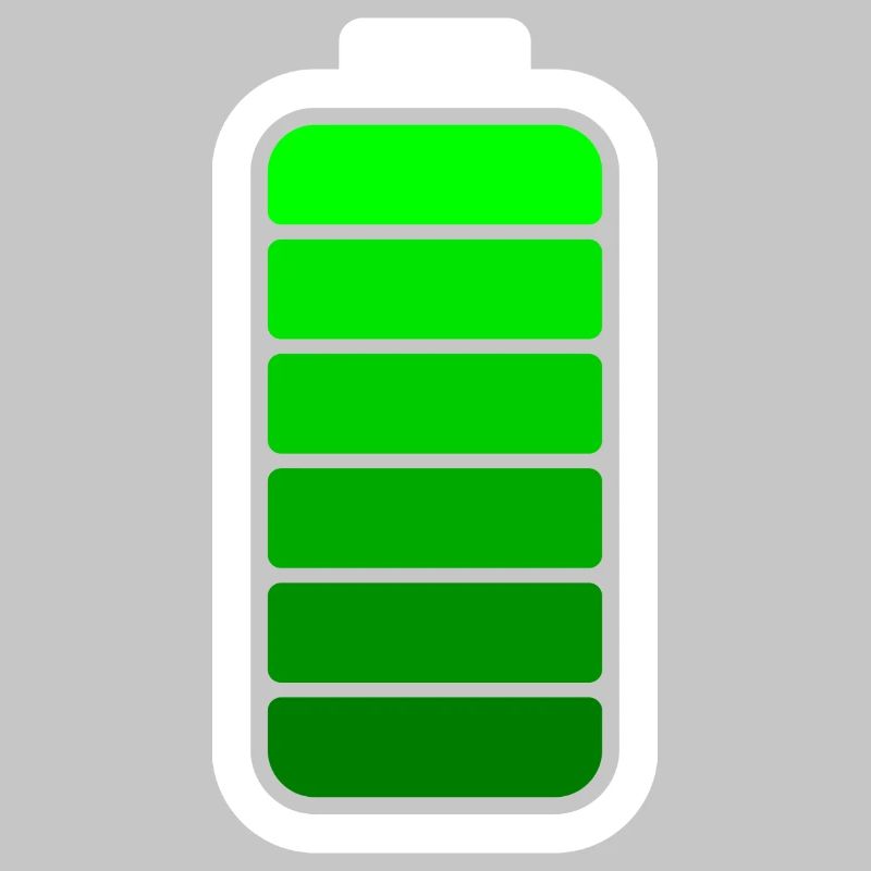FULL BATTERY - White
