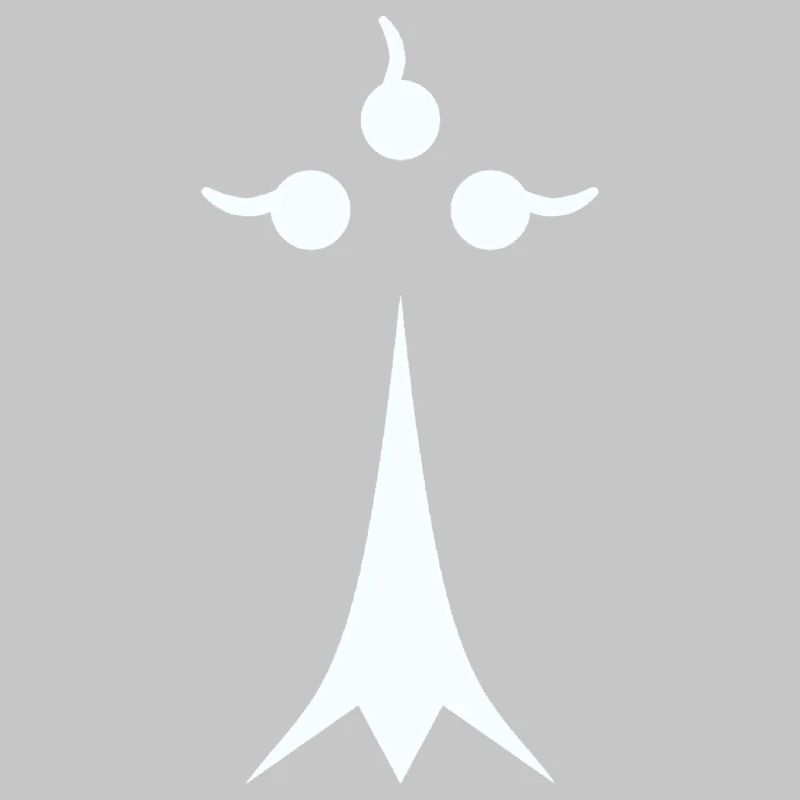 White minimalist ermine