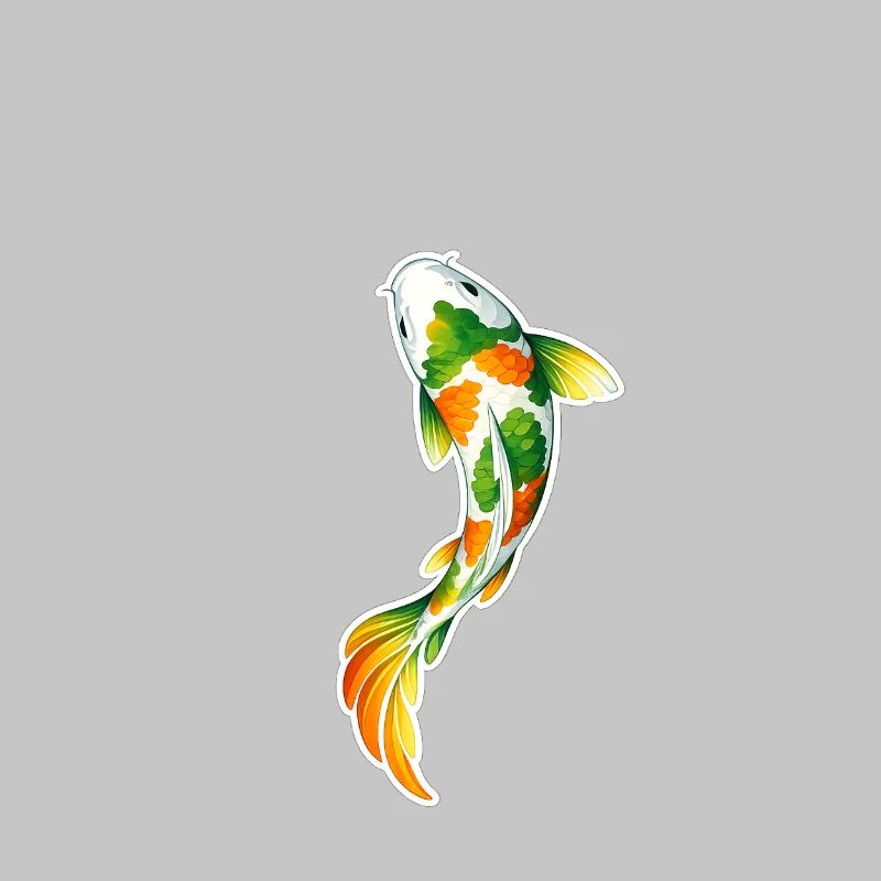Koi . 2 . AI generated