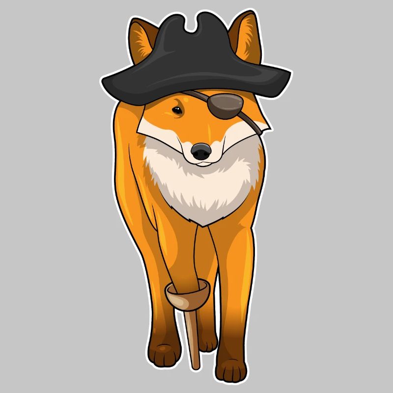 Fox Pirate Eye Patch
