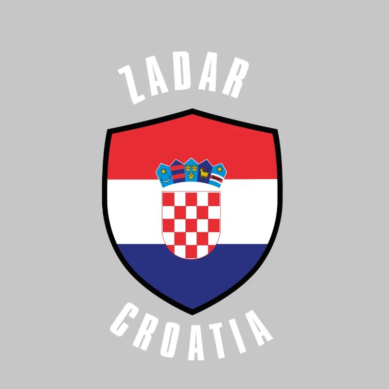 Conception du drapeau du bouclier croate