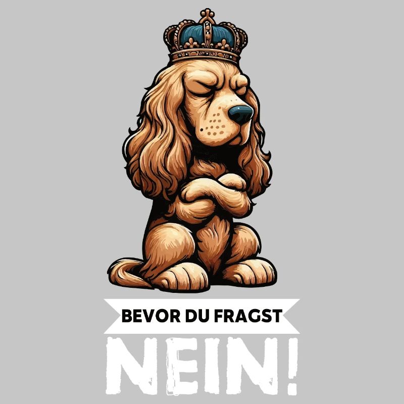 Bevor Du Fragst Cocker Spaniel Cockerhund 