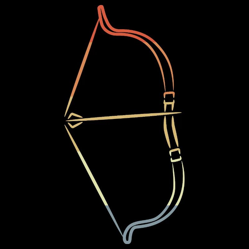 Bow and Arrow Drawing Vintage Look