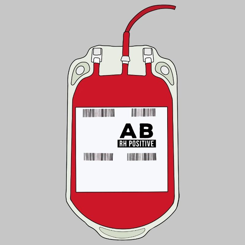 AB Positiver Blutbeutel