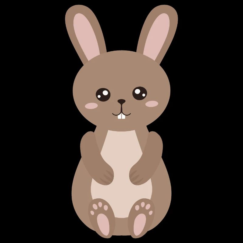 Illustration de peluches de Charming Bunny