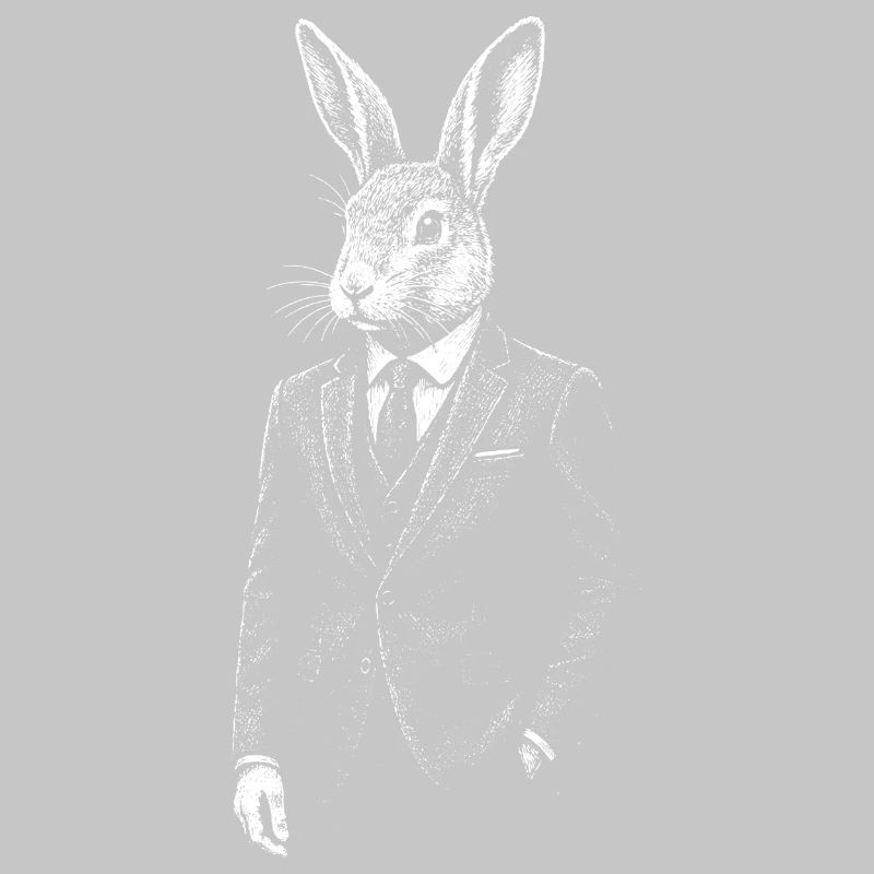 Dapper Rabbit in Suit