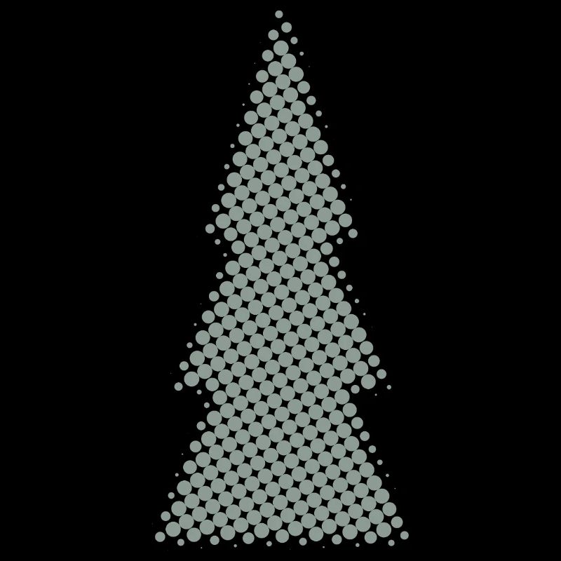Weihnachtsbaum Pixeldesign tanne