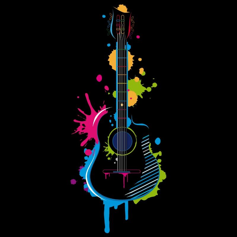 Graffiti guitar