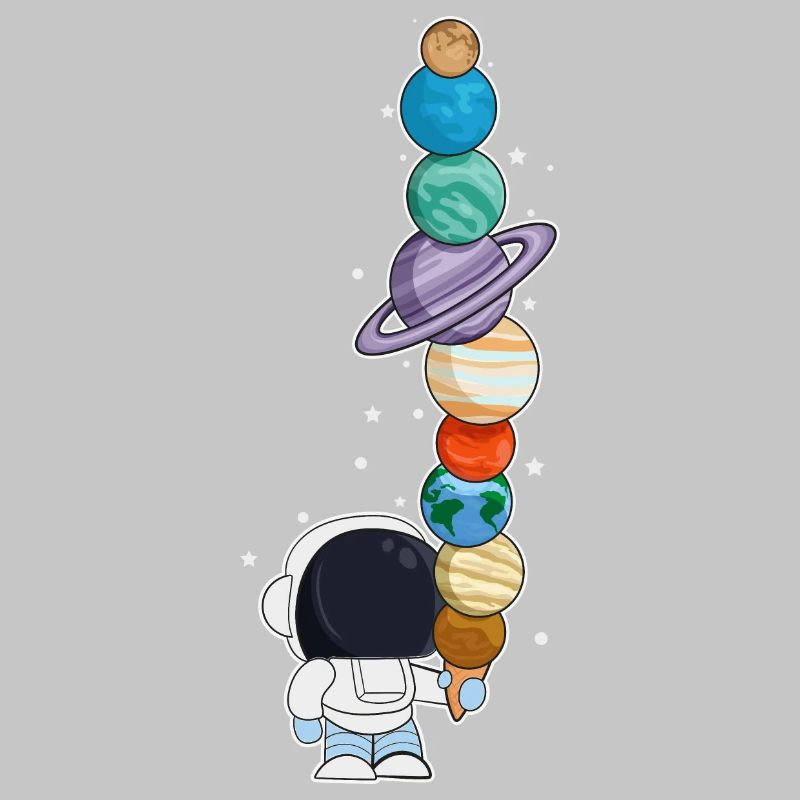 Astronaute avec glace
