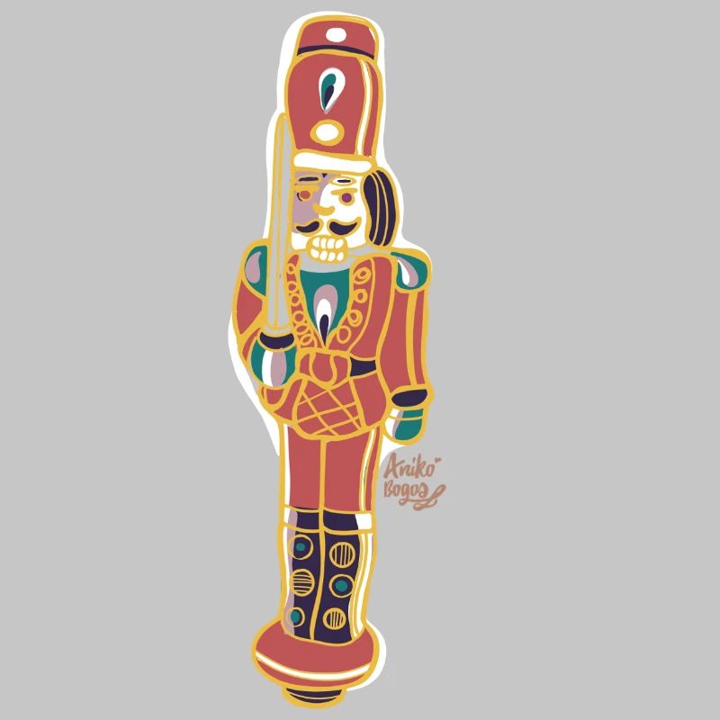 Colorful Nutcracker Deco Design
