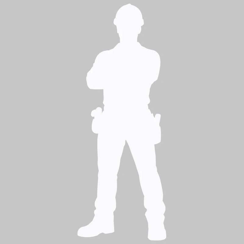 Bauarbeiter Bau Silhouette
