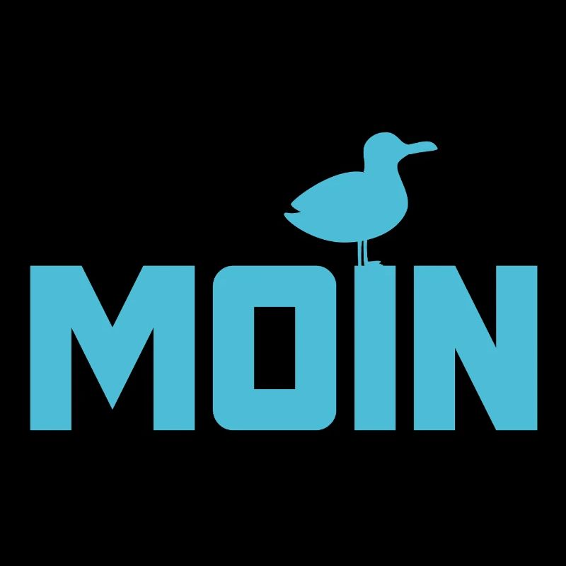 Moin Möwe Ahoi Nordsee Ostsee Küste Urlaub Strand