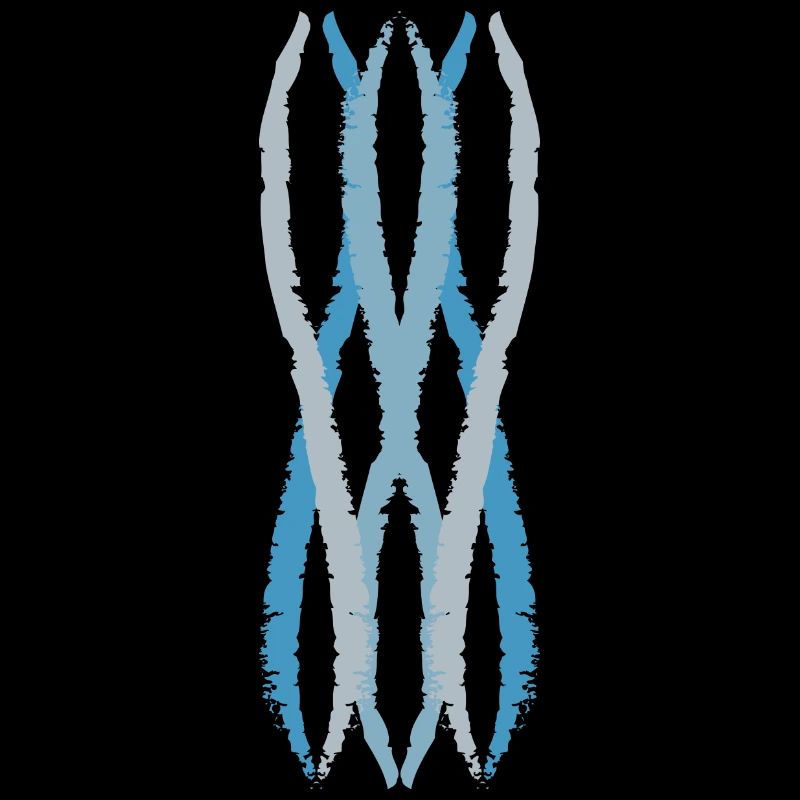 wave Art | blue-grey
