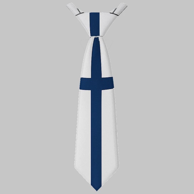 Cravate Finlande – Conception du drapeau