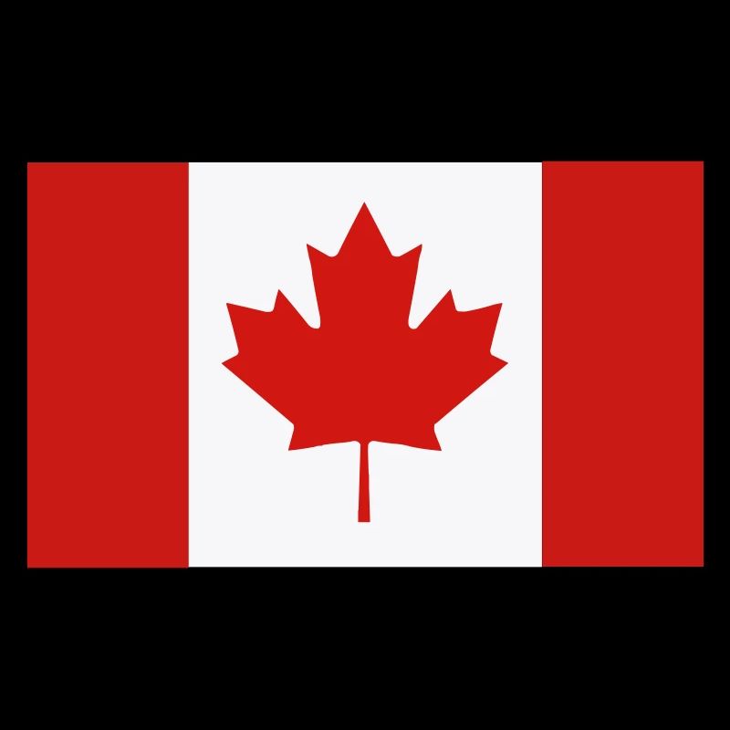 Roter Ahornblatt Kanada Flagge