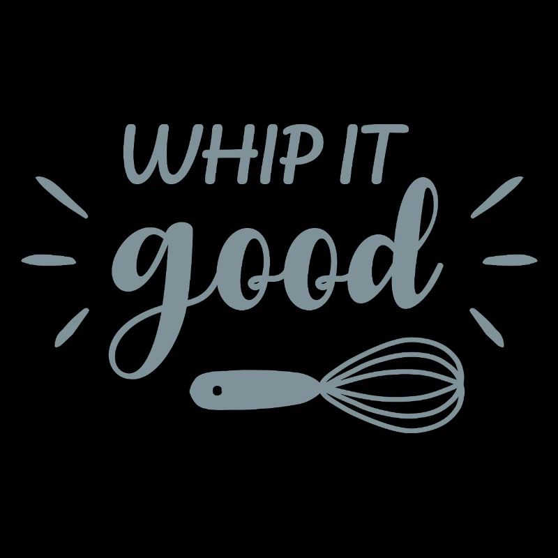 Whip It Good Drôle Baking Citation Retro Design