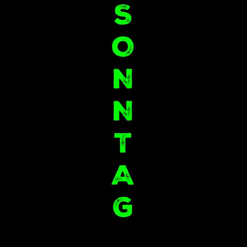Sonntag - grün