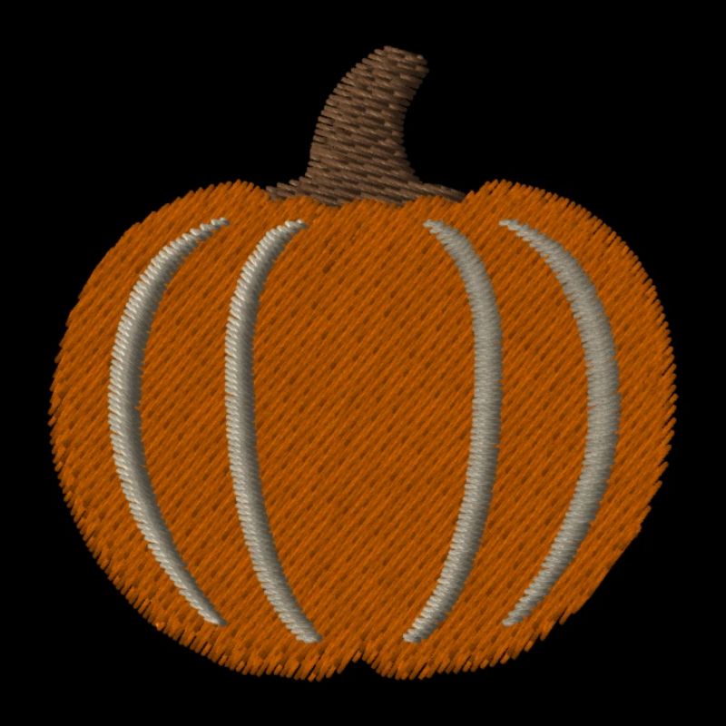 Citrouille brodée