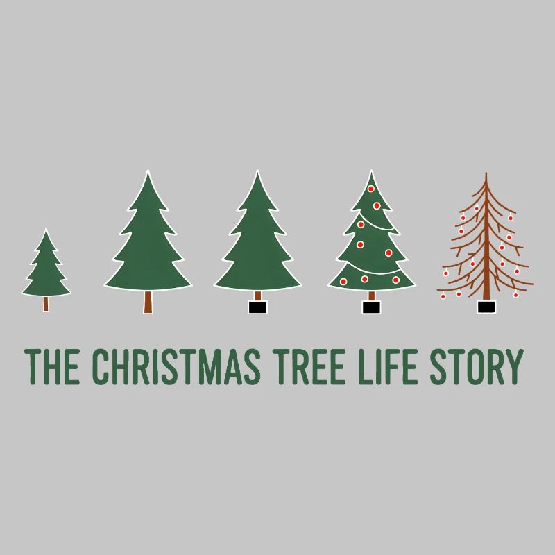 Weihnachtsbaum Evolution – Lustiges Xmas Design