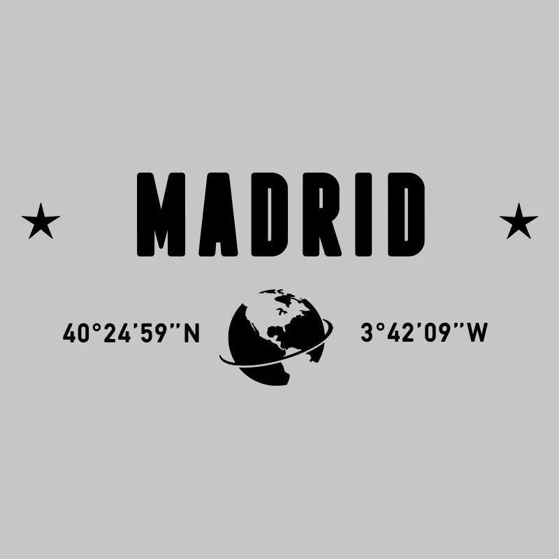 Madrid Spain Coordinates Planet Earth