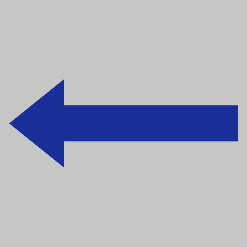 Blue left arrow