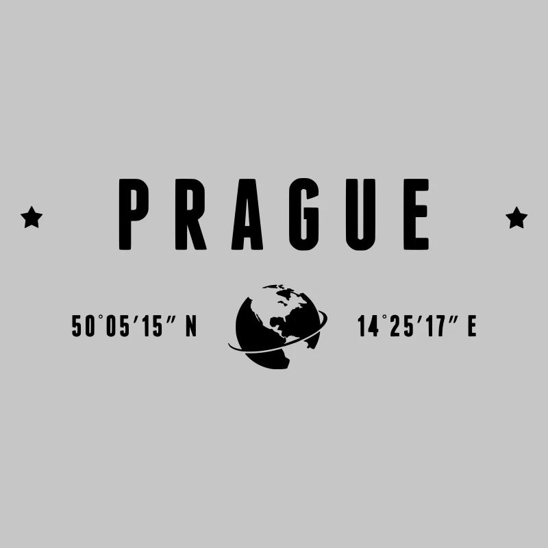 Prague GPS Coordinates Czech Republic