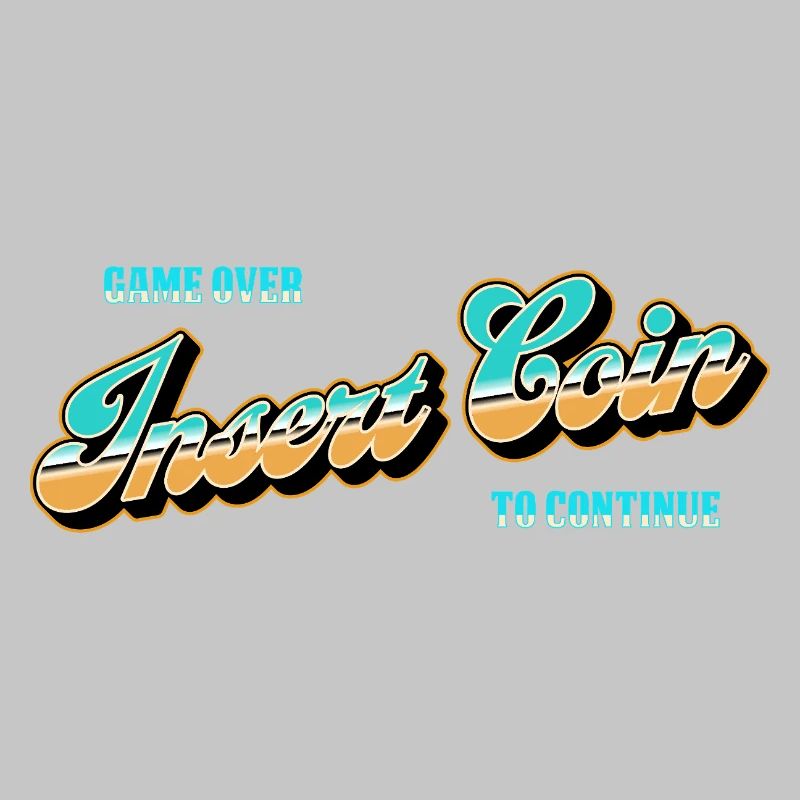Insert Coin Arcade Nostalgie