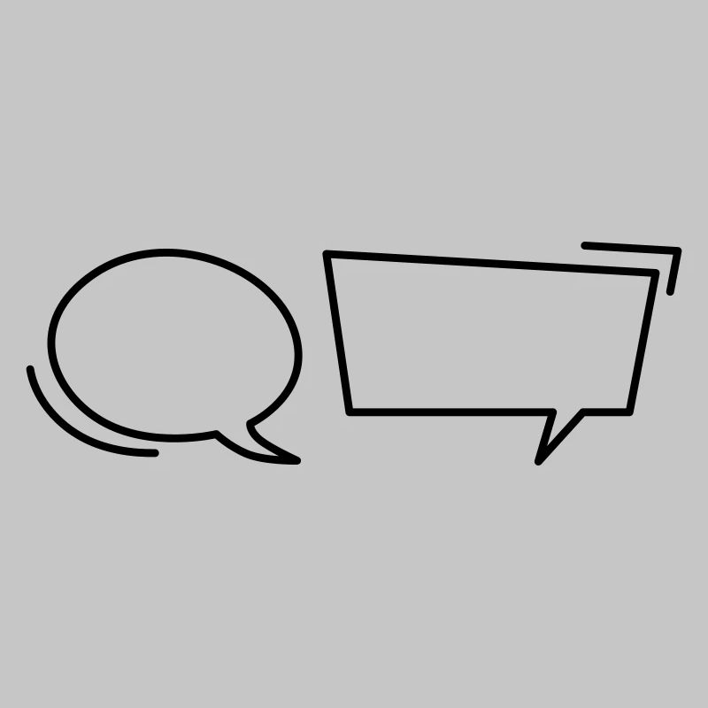 Comic speech bubbles