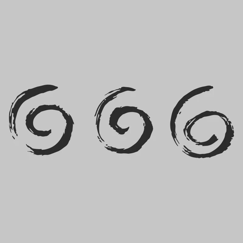 Cercles triples à pinceaux