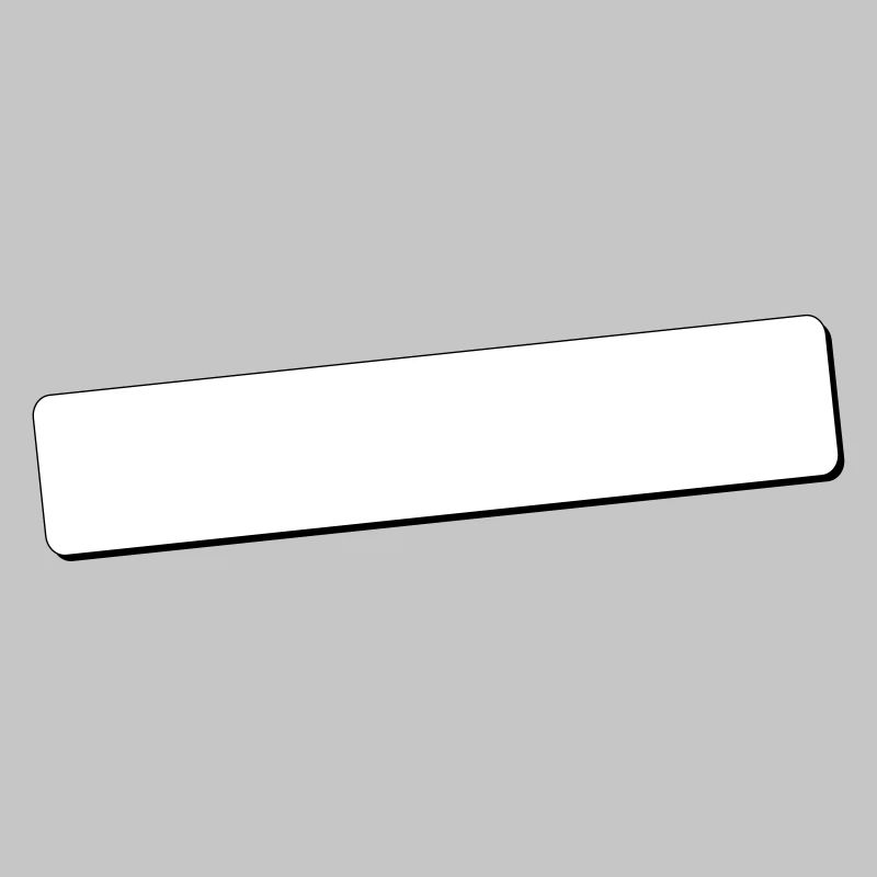 Writing Field Round Corners | Shade | Vector graphics