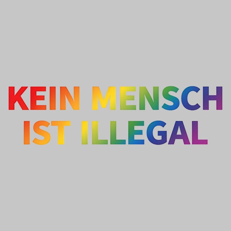 No One Is Illegal Rainbow