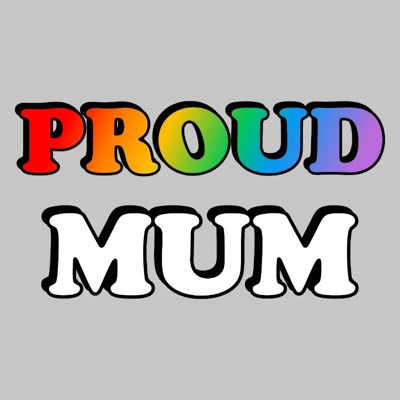 Regenbogen Stolze Mutter LGBTQ Stolz