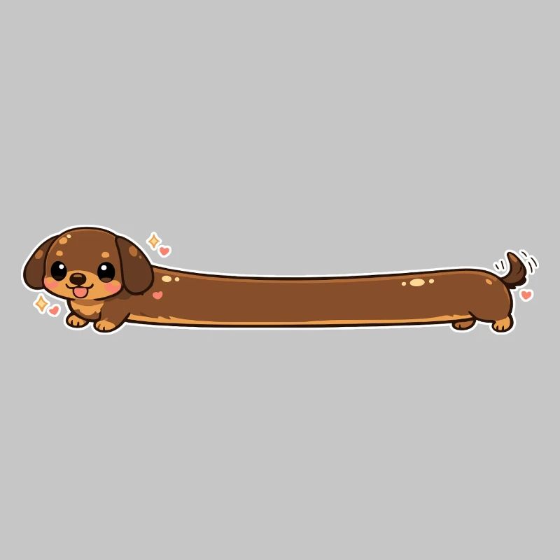 Long dachshund cute