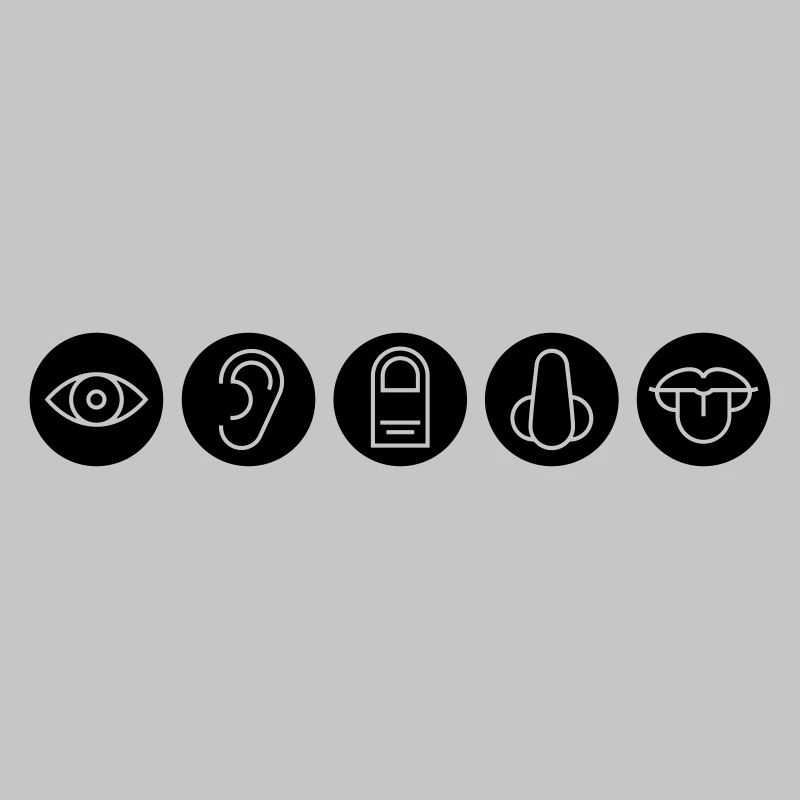 Five senses, sense organs