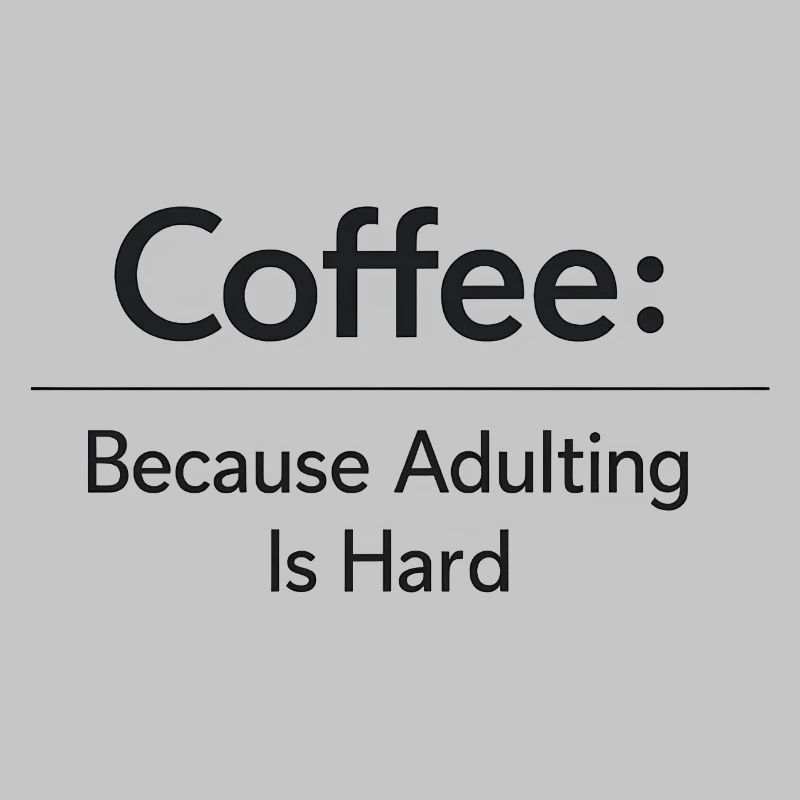 Coffee because murder is wrong