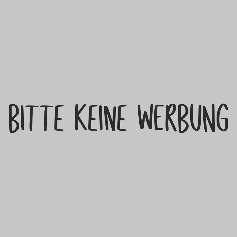 Bitte keine Werbung